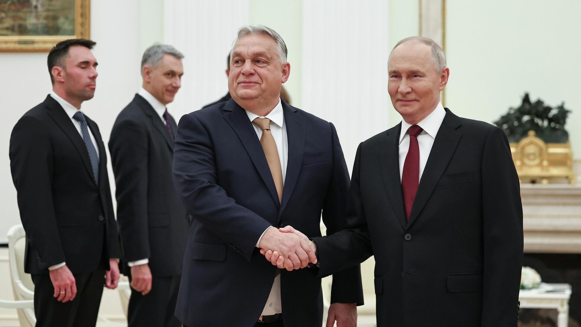 Виктор Орбан и Владимир Путин